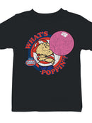 Officially Licensed Dubble Bubble What's Poppin' Vintage Gum Cartoon Youth's T-shirt