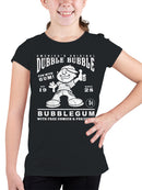 Officially Licensed Dubble Bubble Classic Advertisement Youth's T-shirt