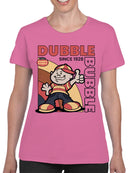Officially Licensed Dubble Bubble Gum Vintage Poster Women's T-shirt