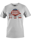 Officially Licensed Dubble Bubble Vintage Gum Advertisement Men's T-shirt