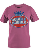 Officially Licensed Dubble Bubble Logo Men's T-shirt