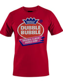 Officially Licensed Dubble Bubble Original Flavor Gum Logo Men's T-shirt