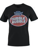 Officially Licensed Dubble Bubble Logo Design Men's T-shirt
