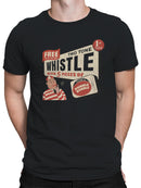 Officially Licensed Dubble Bubble Retro Whistle Ad Men's T-shirt