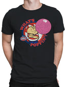 Officially Licensed Dubble Bubble What's Poppin' Vintage Gum Cartoon Men's T-shirt