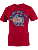 Officially Licensed Dubble Bubble Blowing Up with Dubble Bubble Men's T-shirt