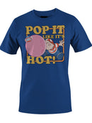 Officially Licensed Dubble Bubble Pop It Like It's Hot Gum Men's T-shirt