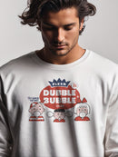 Officially Licensed Dubble Bubble Vintage Gum Advertisement Men's Sweatshirt