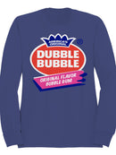 Officially Licensed Dubble Bubble Original Flavor Gum Logo Men's Sweatshirt