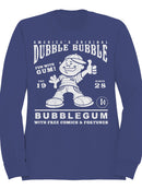 Officially Licensed Dubble Bubble Classic Advertisement Men's Sweatshirt