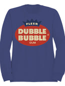 Officially Licensed Dubble Bubble Classic Gum Logo Men's Sweatshirt