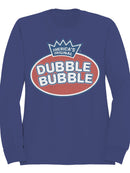 Officially Licensed Dubble Bubble Logo Design Men's Sweatshirt