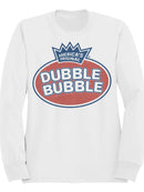 Officially Licensed Dubble Bubble Logo Design Men's Sweatshirt