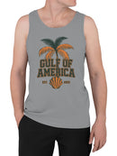 Gulf of America Palm Design Men's Tank Top