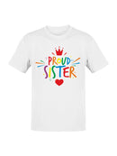 Colorful "Proud Sister" Design Women's T-shirt
