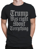 Bold Political Statement Design Men's T-shirt