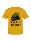 Taco Trump Graphic  Men's T-shirt
