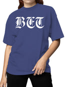 Bold Gothic BFT Monogram Design Women's T-shirt