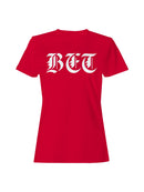 Bold Gothic BFT Monogram Design Women's T-shirt