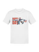 Happy Fin-dependence Day Design Men's T-shirt