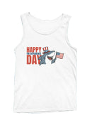 Happy Fin-dependence Day Design Men's Tank Top