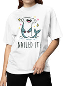 Cute Hammerhead Mermaid - Nailed It! Women's T-shirt