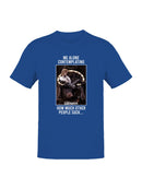 Contemplative Labyrinth Humor Poster Men's T-shirt