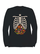 Halloween Candy Skeleton Women's Sweatshirt