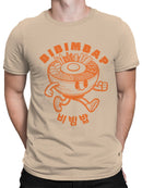 Bibimbap Cartoon with Korean Text Men's T-shirt