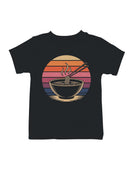 Retro Sunset Ramen Bowl Art Youth's T-shirt