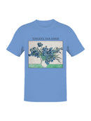 Vincent Van Gogh Irises Art Men's T-shirt