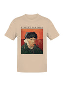 Van Gogh Self-Portrait with Pipe Men's T-shirt