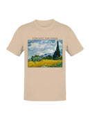 Van Gogh Wheatfield Landscape Art Men's T-shirt