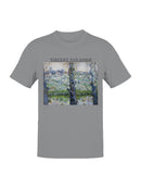 Vincent Van Gogh's Blossoming Landscape Men's T-shirt