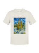 Vincent van Gogh Cypress Landscape Men's T-shirt