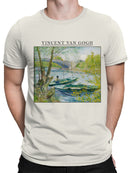 Van Gogh River Landscape Art Men's T-shirt