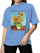Sunflowers by Vincent Van Gogh Women's T-shirt