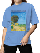 Country House Under Blue Sky Women's T-shirt
