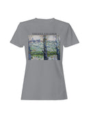 Vincent Van Gogh's Blossoming Landscape Women's T-shirt