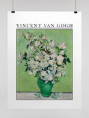 Vincent van Gogh White Roses UN Poster
