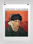 Van Gogh Self-Portrait with Pipe UN Poster