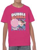 Officially Licensed Dubble Bubble : Fun with Gum! Youth's T-shirt