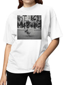 Goose with "Choose Violence" Sign Women's T-shirt