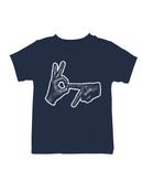 Hand Sign OK Point Gesture Youth's T-shirt