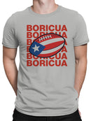 Boricua Football Pride Graphic Men's T-shirt