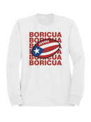 Boricua Football Pride Graphic Men's Sweatshirt