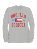 Orgullo Boricua Pride 1917 Women's Sweatshirt