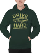 Drive Hard Authentic Muscle Car Men's Hoodie