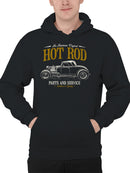 Vintage Hot Rod Tradition Design Men's Hoodie