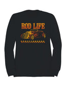 Classic Hot Rod Life Flames Men's Sweatshirt